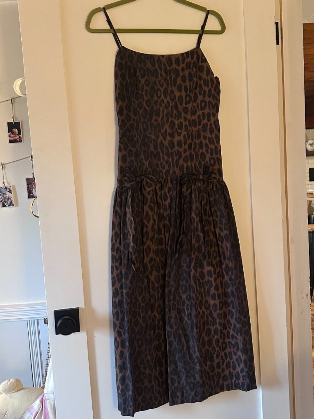 Lisa Says Gah Persephone Midi Dress - Dark Leopard - Picture 3 of 6